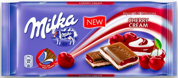 Молочный шоколад Milka Cherry Cream 100г GR2025-186 фото