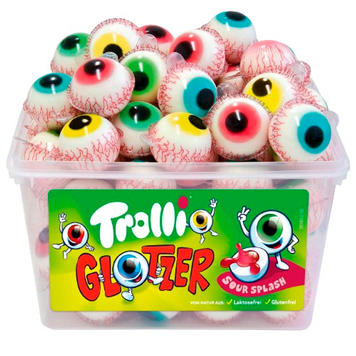 Жевательные конфеты мармелад Trolli Glotzer Глаза 1 шт GR2025-287 фото