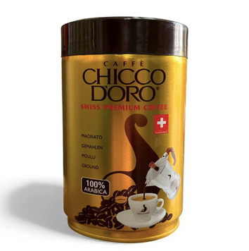Кофе молотый Chicco Doro SWISS PREMIUM COFFEE 100% Arabica ж/б 250 г GR2025-550 фото