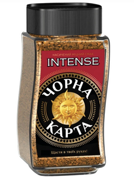 Розчинна кава Чорна Карта Intense 190 г GR2025-561 фото