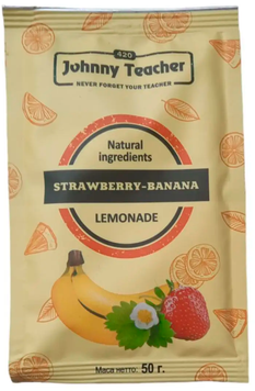 Johnny Teacher лимонад концентрированный Клубника-банан 50 г (10)*10 GR2025-484 фото