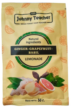 Johnny Teacher лимонад концентрированный Имбирь-грейпфрут-базилик 50 г (10)*10 GR2025-488 фото