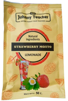 Johnny Teacher лимонад концентрированный Клубничный 50 г (10)*10 GR2025-491 фото