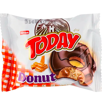 Пончик со вкусом карамели Elvan TODAY DONUT (CARAMEL) 50г GR2025-220 фото