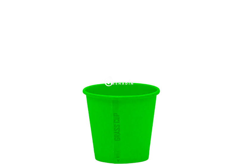 Стакан бумажный цветной однослойный GRASS CUP 110 мл 50 шт GR2025-20 фото