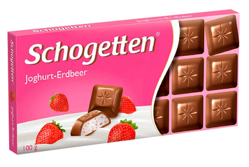 Шоколад молочный Schogetten Yoghurt Strawberry 100г GR2025-173 фото