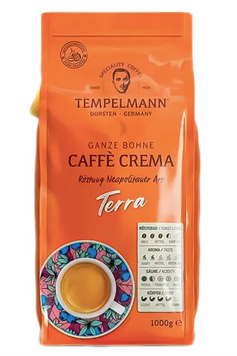 Кофе в зернах Tempelmann Terra Caffe Crema 1 кг GR2025-594 фото